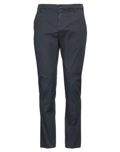 Dondup Man Pants Lead Size 33 Cotton, Lyocell, Elastane In Grey