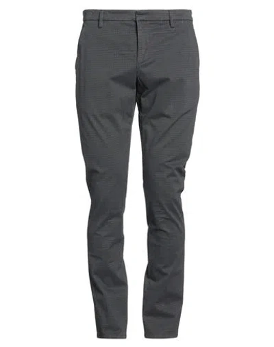 Dondup Man Pants Lead Size 29 Cotton, Elastane In Grey
