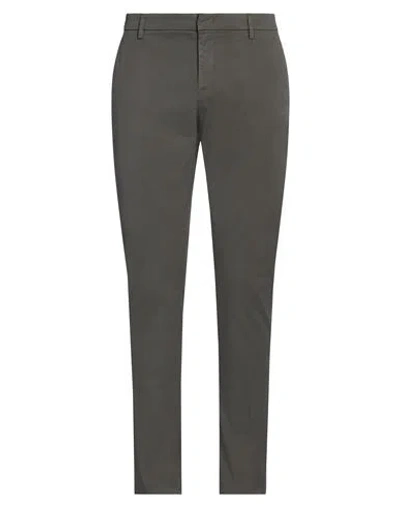 DONDUP DONDUP MAN PANTS LEAD SIZE 40 COTTON, ELASTANE
