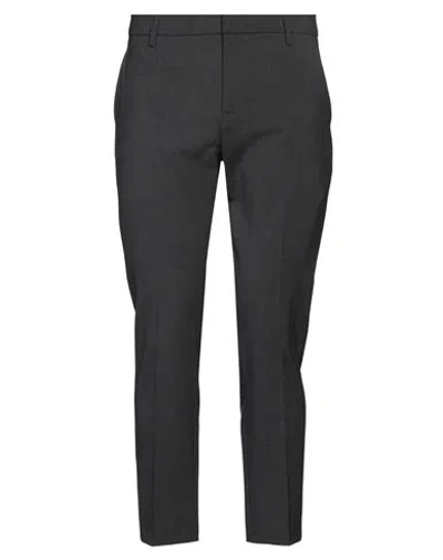 DONDUP DONDUP MAN PANTS LEAD SIZE 33 VIRGIN WOOL, ELASTANE
