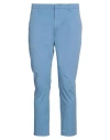 Dondup Man Pants Light Blue Size 33 Cotton, Lyocell, Elastane