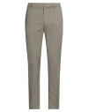 Dondup Man Pants Light Brown Size 35 Cotton, Polyester, Elastane In Gray