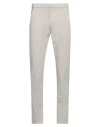 Dondup Man Pants Light Grey Size 29 Cotton, Elastane