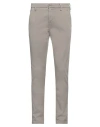 Dondup Man Pants Light Grey Size 29 Cotton, Elastane