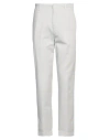 Dondup Man Pants Light Grey Size 30 Cotton In Grey
