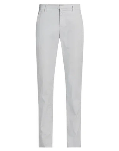 Dondup Man Pants Light Grey Size 30 Cotton, Elastane