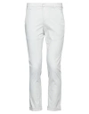 Dondup Man Pants Grey Size 35 Cotton, Polyester, Elastane In Light Grey
