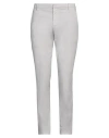 Dondup Man Pants Light Grey Size 35 Linen, Lyocell, Elastane
