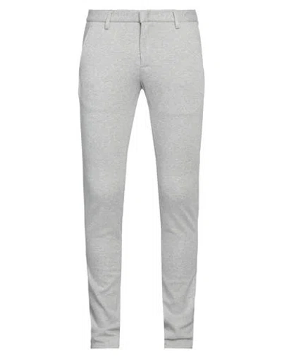 Dondup Man Pants Light Grey Size 32 Polyester, Viscose, Polyamide, Elastane