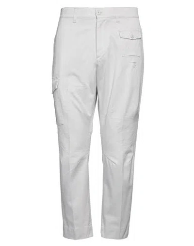 Dondup Man Pants Light Grey Size 30 Cotton