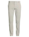 Dondup Man Pants Light Grey Size 35 Cotton, Elastane
