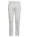 Dondup Man Pants Light Grey Size 35 Cotton, Elastane In Gray
