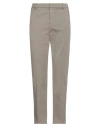 Dondup Man Pants Light Grey Size 36 Cotton, Elastane