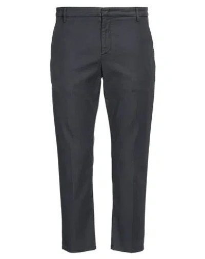 Dondup Man Pants Midnight Blue Size 28 Cotton, Lycra, Elastane