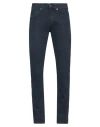 Dondup Man Pants Midnight Blue Size 29 Cotton, Elastane
