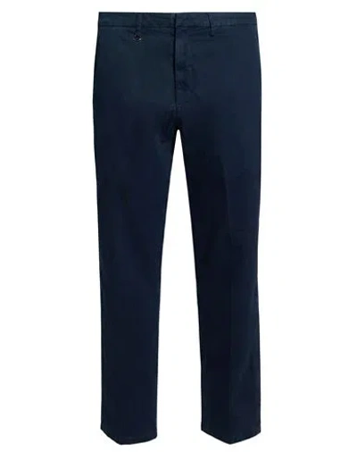 Dondup Man Pants Midnight Blue Size 30 Cotton, Elastane