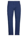 Dondup Man Pants Midnight Blue Size 31 Cotton, Elastane In Blue