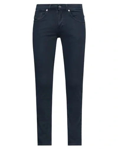 Dondup Man Pants Midnight Blue Size 31 Cotton, Elastane