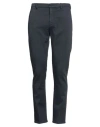 Dondup Man Pants Midnight Blue Size 32 Cotton, Elastane