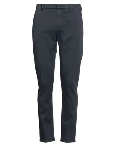 Dondup Man Pants Midnight Blue Size 32 Cotton, Elastane