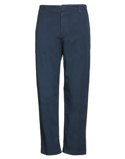 Dondup Man Pants Midnight Blue Size 33 Cotton