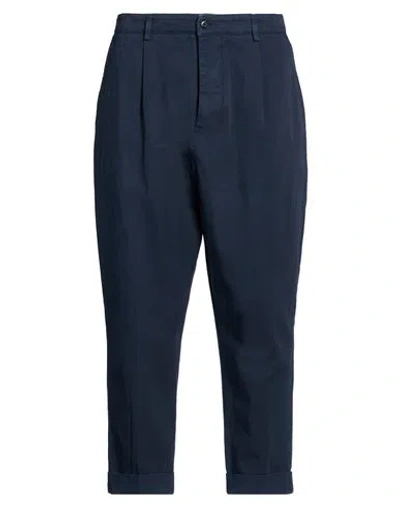 Dondup Man Pants Midnight Blue Size 33 Cotton