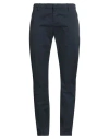 Dondup Man Pants Midnight Blue Size 33 Cotton, Elastane