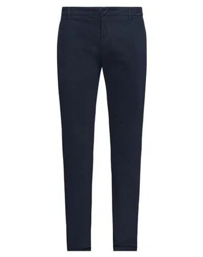 DONDUP DONDUP MAN PANTS MIDNIGHT BLUE SIZE 33 COTTON, ELASTANE
