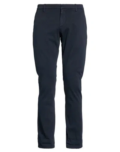 Dondup Man Pants Midnight Blue Size 33 Cotton, Polyester, Elastane