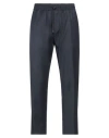 Dondup Man Pants Midnight Blue Size 33 Virgin Wool, Eco Polyester