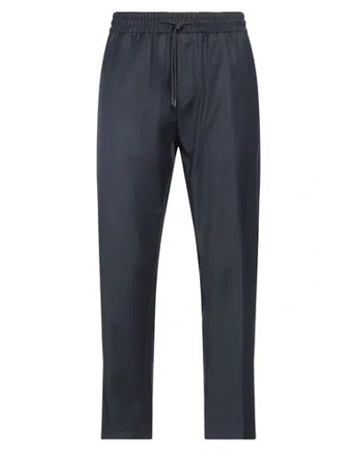 Dondup Man Pants Midnight Blue Size 33 Virgin Wool, Eco Polyester