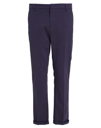 Dondup Man Pants Midnight Blue Size 33 Viscose, Polyamide, Elastane