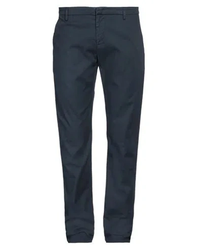 Dondup Man Pants Midnight Blue Size 33 Cotton, Elastane