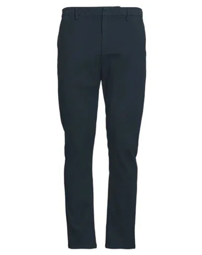 Dondup Man Pants Midnight Blue Size 34 Cotton, Elastane