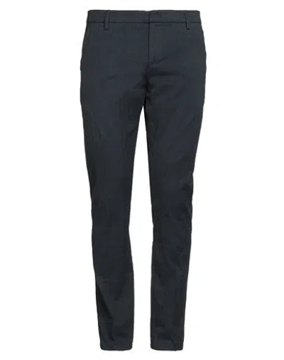 Dondup Man Pants Midnight Blue Size 35 Cotton, Elastane