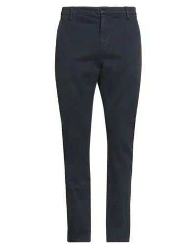 Dondup Man Pants Midnight Blue Size 35 Cotton, Elastane