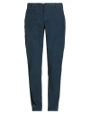Dondup Man Pants Midnight Blue Size 35 Cotton, Elastane