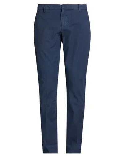 Dondup Man Pants Midnight Blue Size 35 Cotton, Elastane