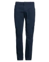 Dondup Man Pants Midnight Blue Size 35 Cotton, Elastane