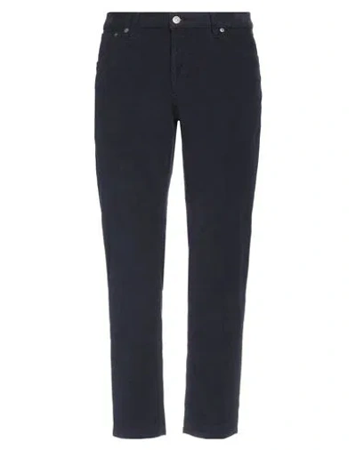 Dondup Man Pants Midnight Blue Size 29 Cotton, Elastane