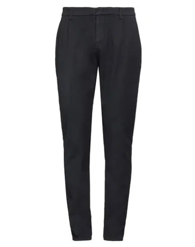Dondup Man Pants Midnight Blue Size 35 Cotton, Elastane