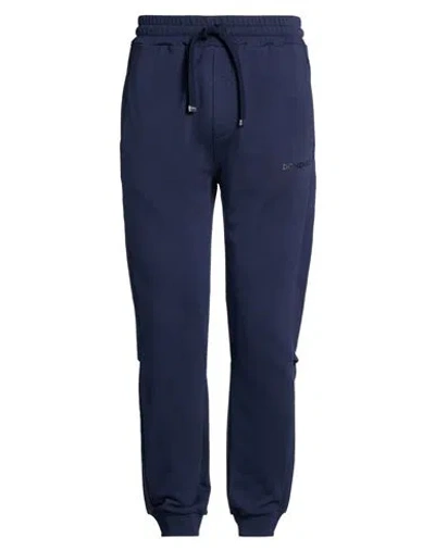 Dondup Man Pants Midnight Blue Size L Cotton, Elastane
