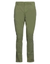 Dondup Gaubert Flat-front Chinos In Green