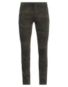 Dondup Man Pants Military Green Size 31 Cotton, Elastane