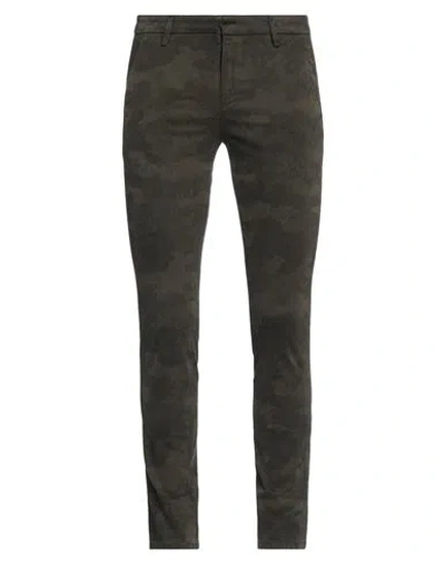 Dondup Man Pants Military Green Size 31 Cotton, Elastane