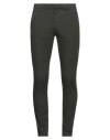 Dondup Man Pants Military Green Size 29 Cotton, Lyocell, Elastane