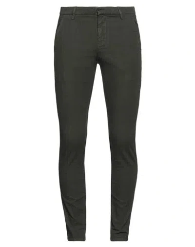 Dondup Man Pants Military Green Size 29 Cotton, Lyocell, Elastane