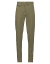Dondup Man Pants Military Green Size 29 Modal, Cotton, Elastane In Green