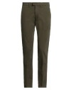 Dondup Man Pants Military Green Size 30 Cotton, Elastane
