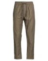 Dondup Man Pants Military Green Size 30 Cotton, Modal, Elastane